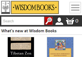 Wisdom Books Mobile Home Page